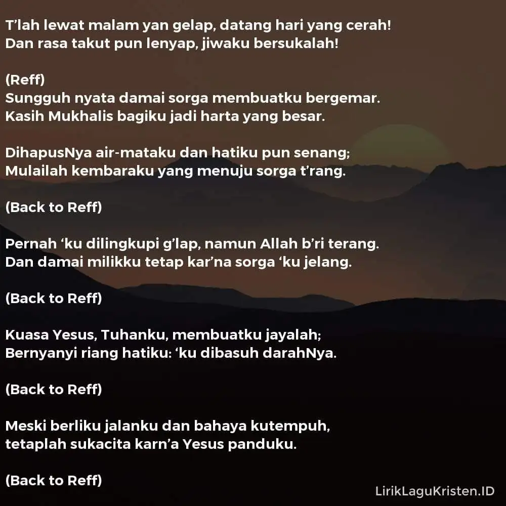 T’lah Lewat Malam Yang Gelap