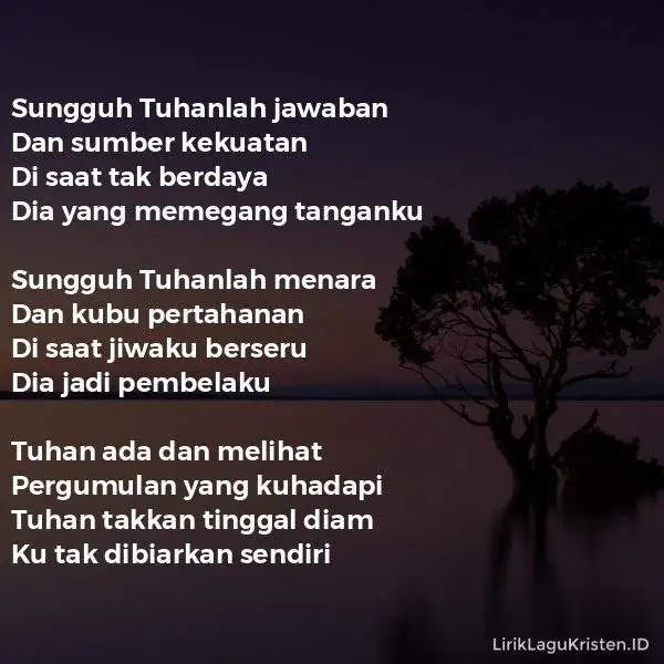 Tuhan Ada dan Melihat