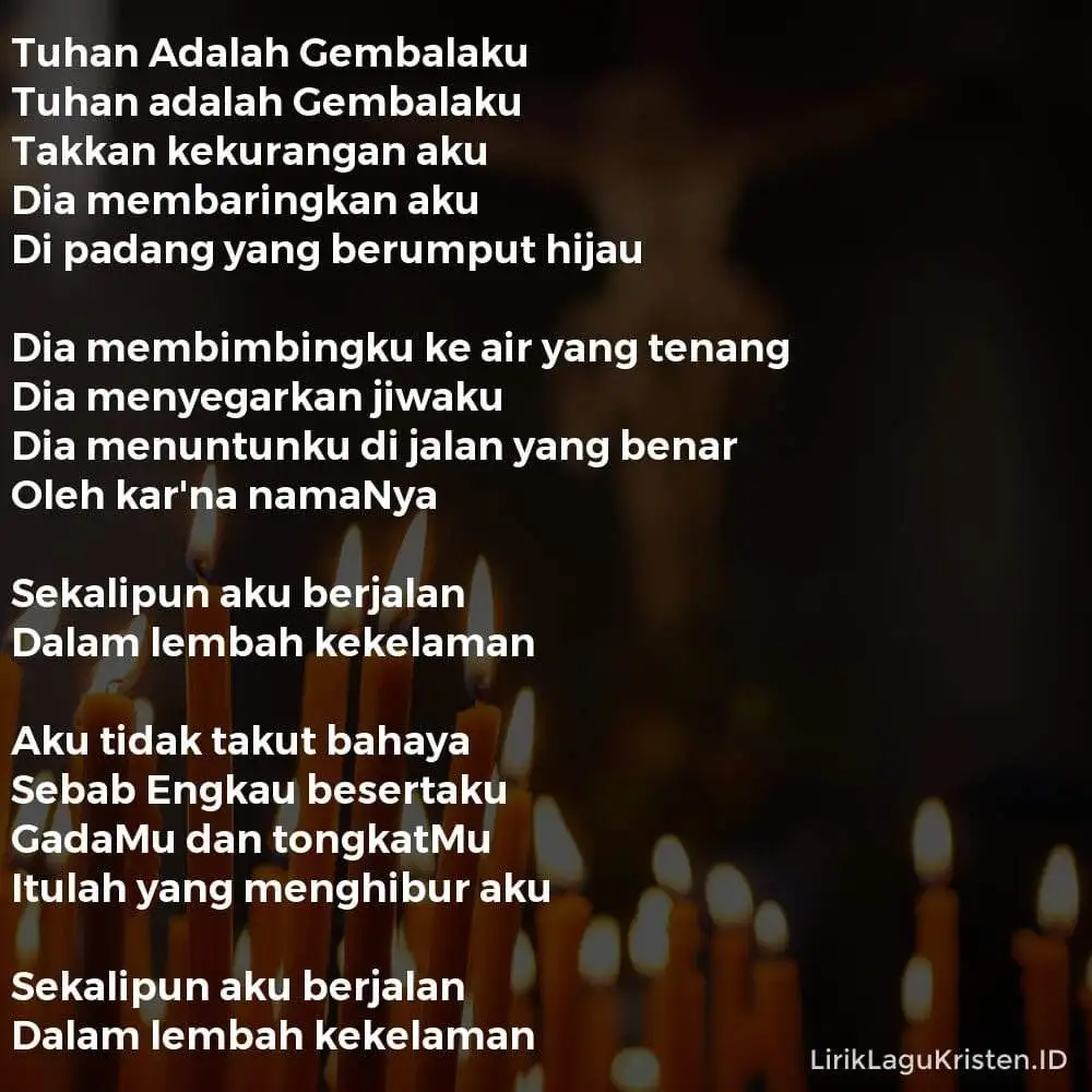 Tuhan Adalah Gembalaku