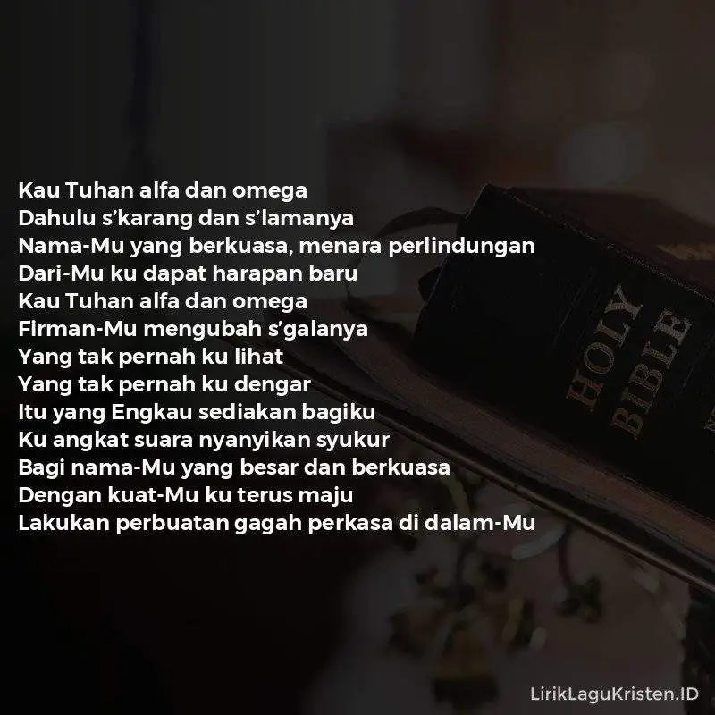 Tuhan Alfa Dan Omega