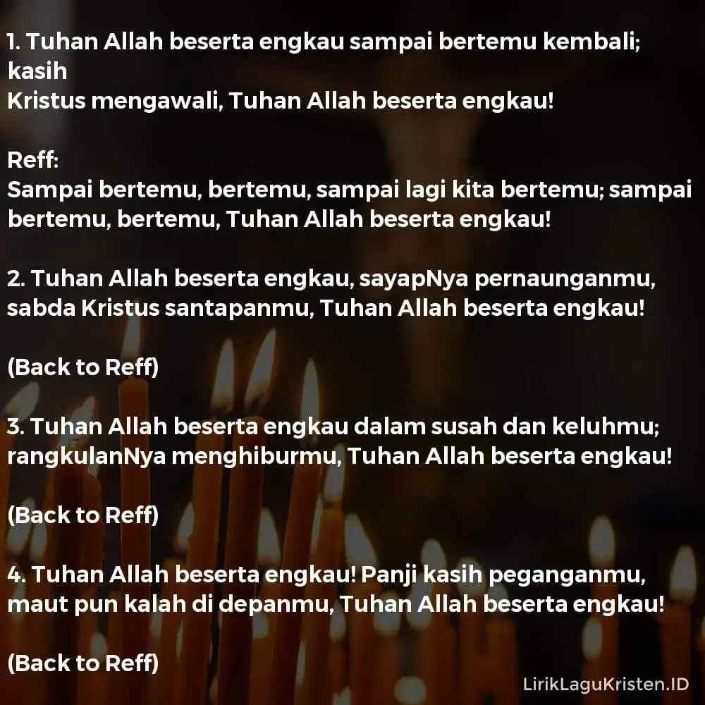 Tuhan Allah Beserta Engkau