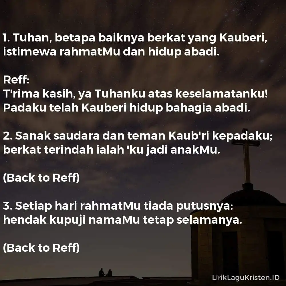 Tuhan, Betapa Banyaknya