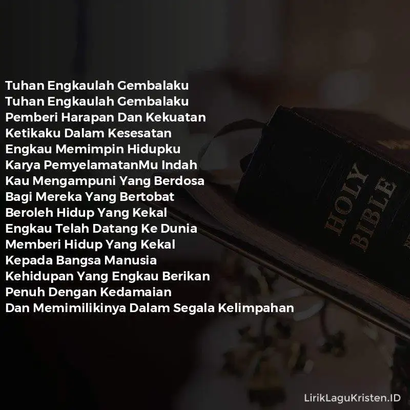 Tuhan Engkaulah Gembalaku