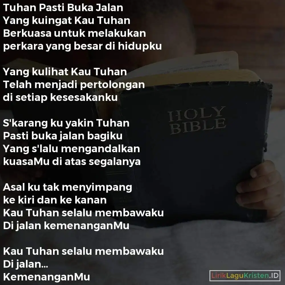 Tuhan Pasti Buka Jalan