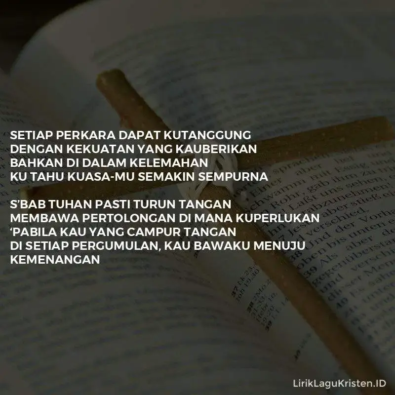 Tuhan Pasti Turun Tangan