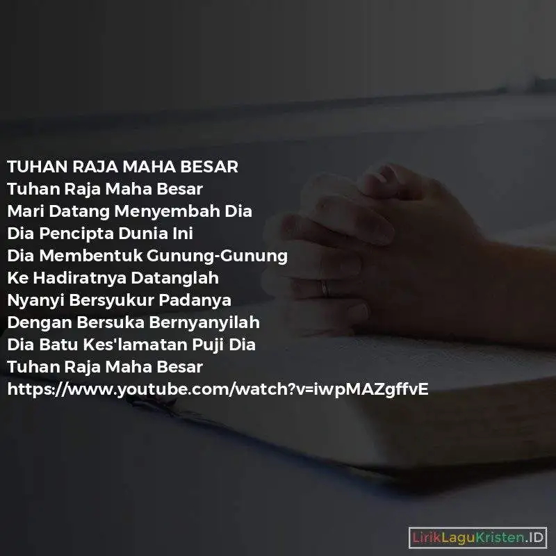 Tuhan Raja Maha Besar