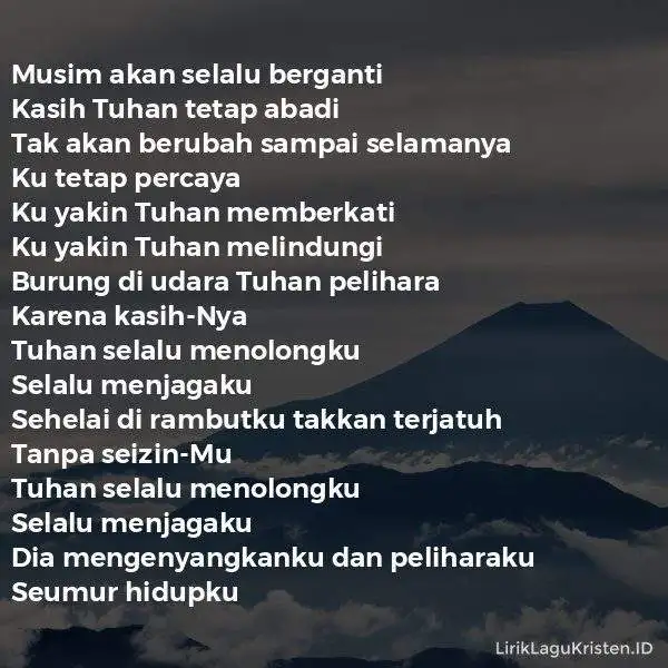 Tuhan Selalu Menolongku