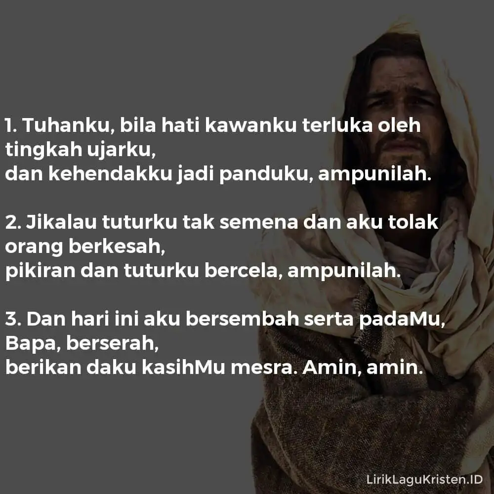 Tuhanku, Bila Hati Kawanku