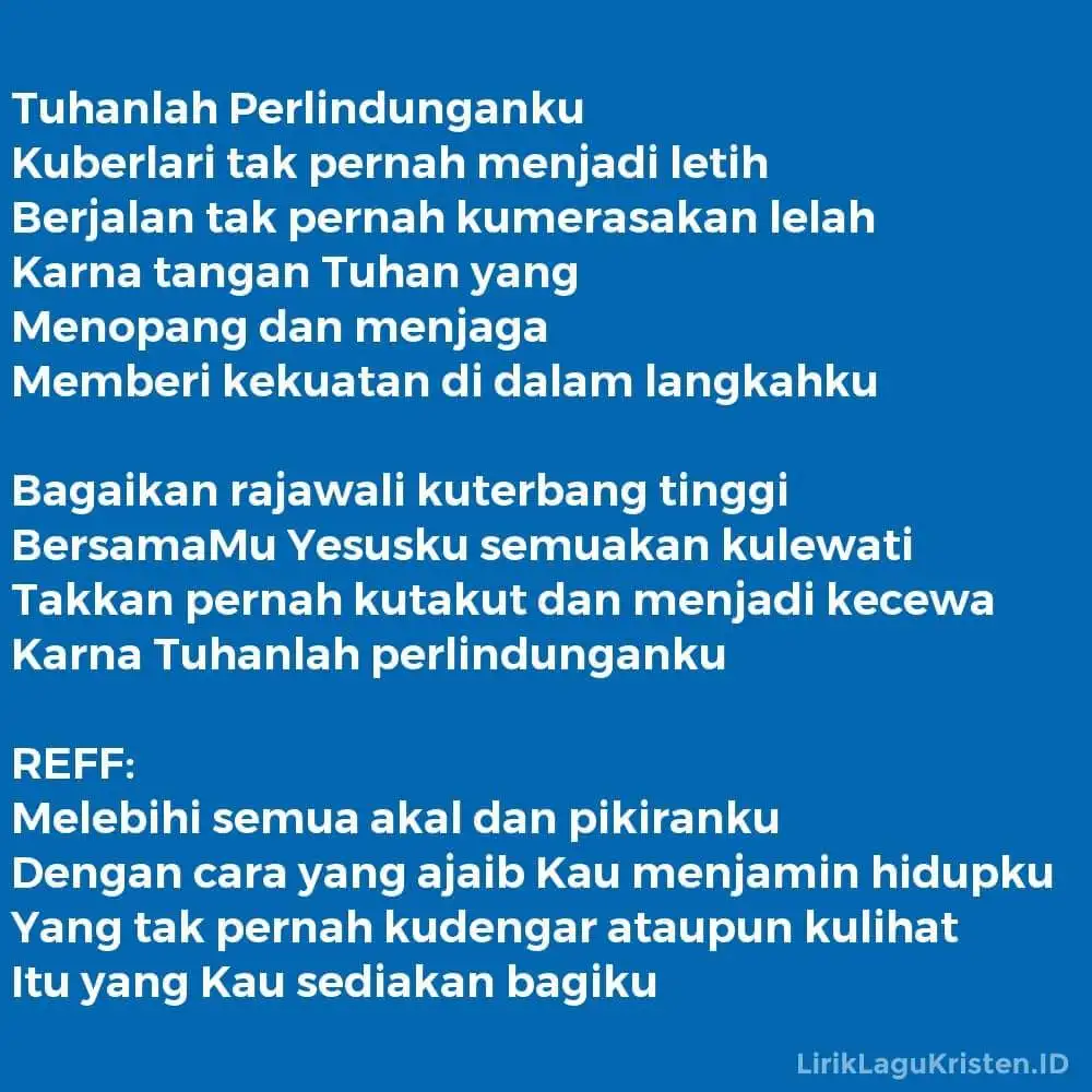 Tuhanlah Perlindunganku