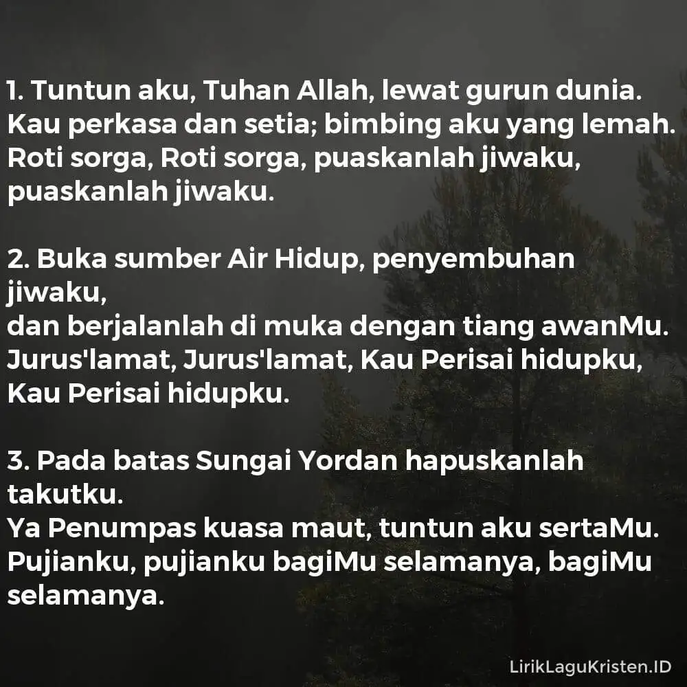 Tuntun Aku, Tuhan Allah
