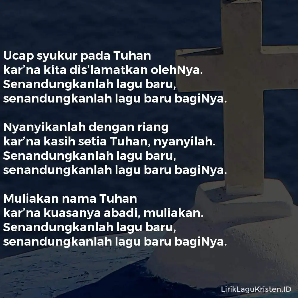 Ucap Syukur Pada Tuhan