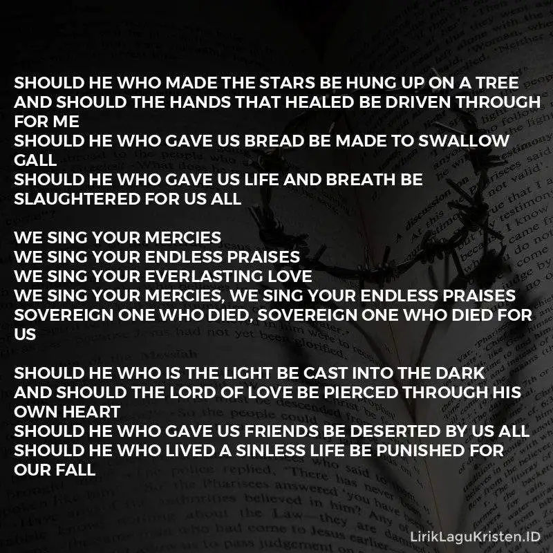 We Sing Your Mercies