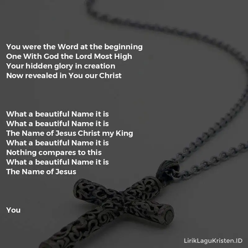 What a Beautiful Name