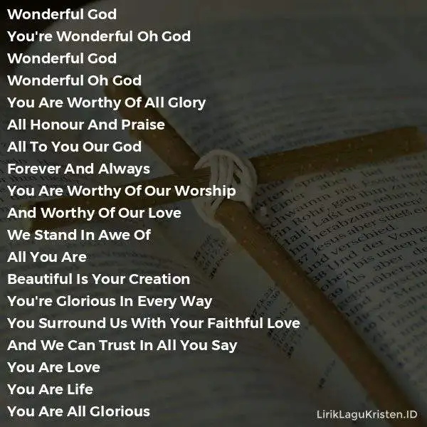 WONDERFUL GOD