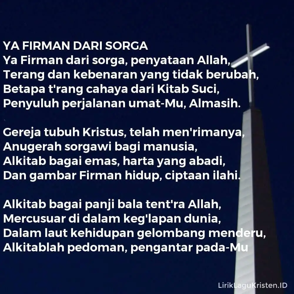 YA FIRMAN DARI SORGA
