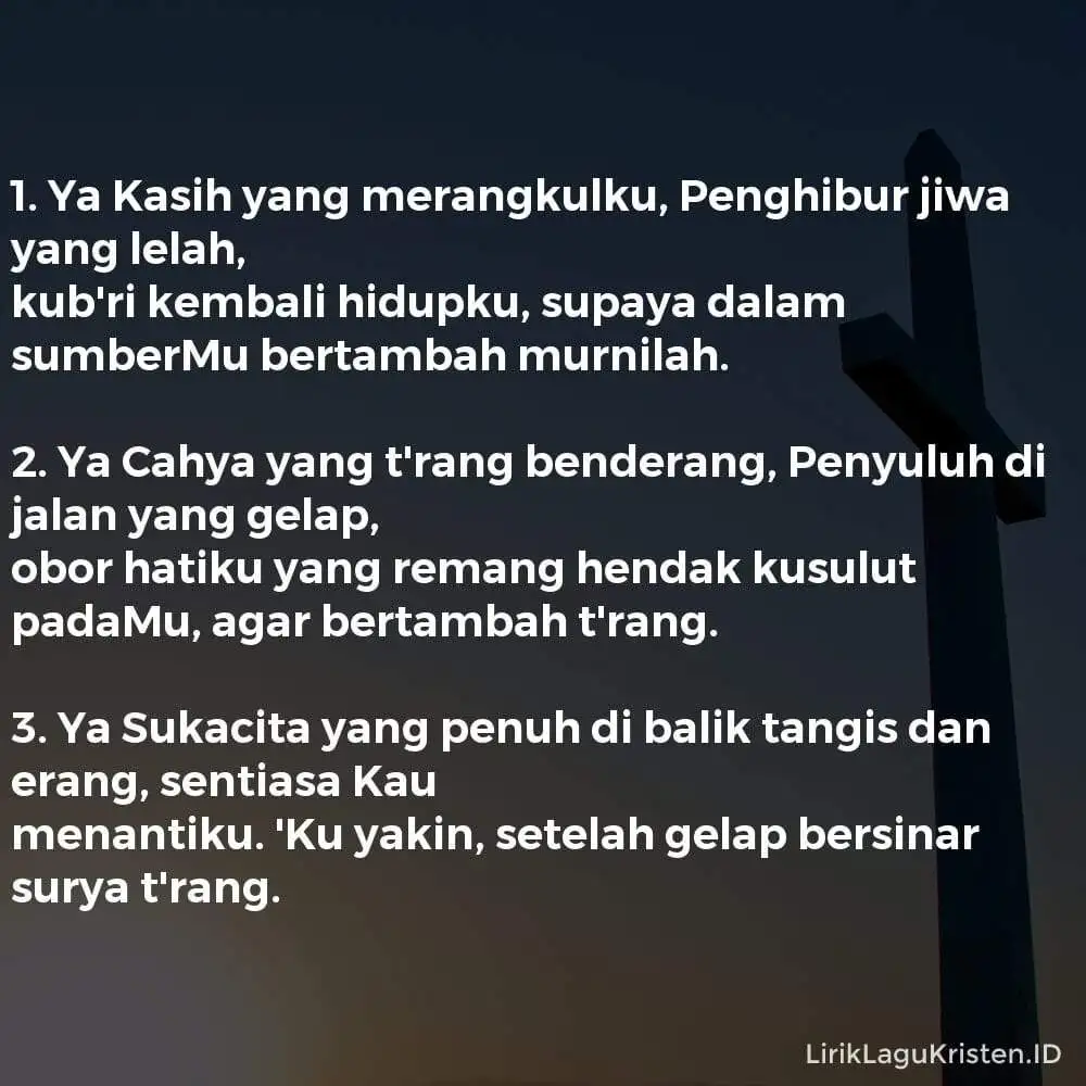 Ya Kasih Yang Merangkulku