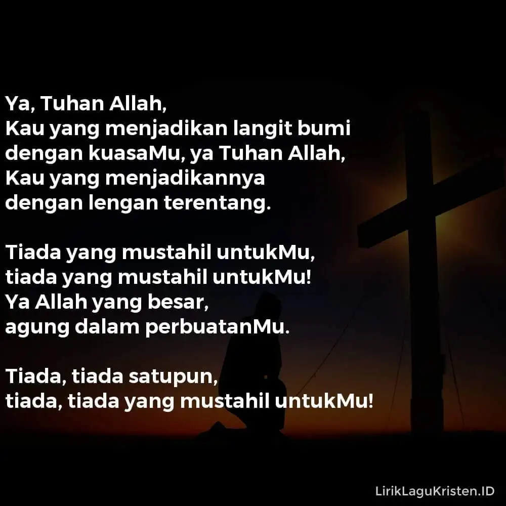 Ya, Tuhan Allah
