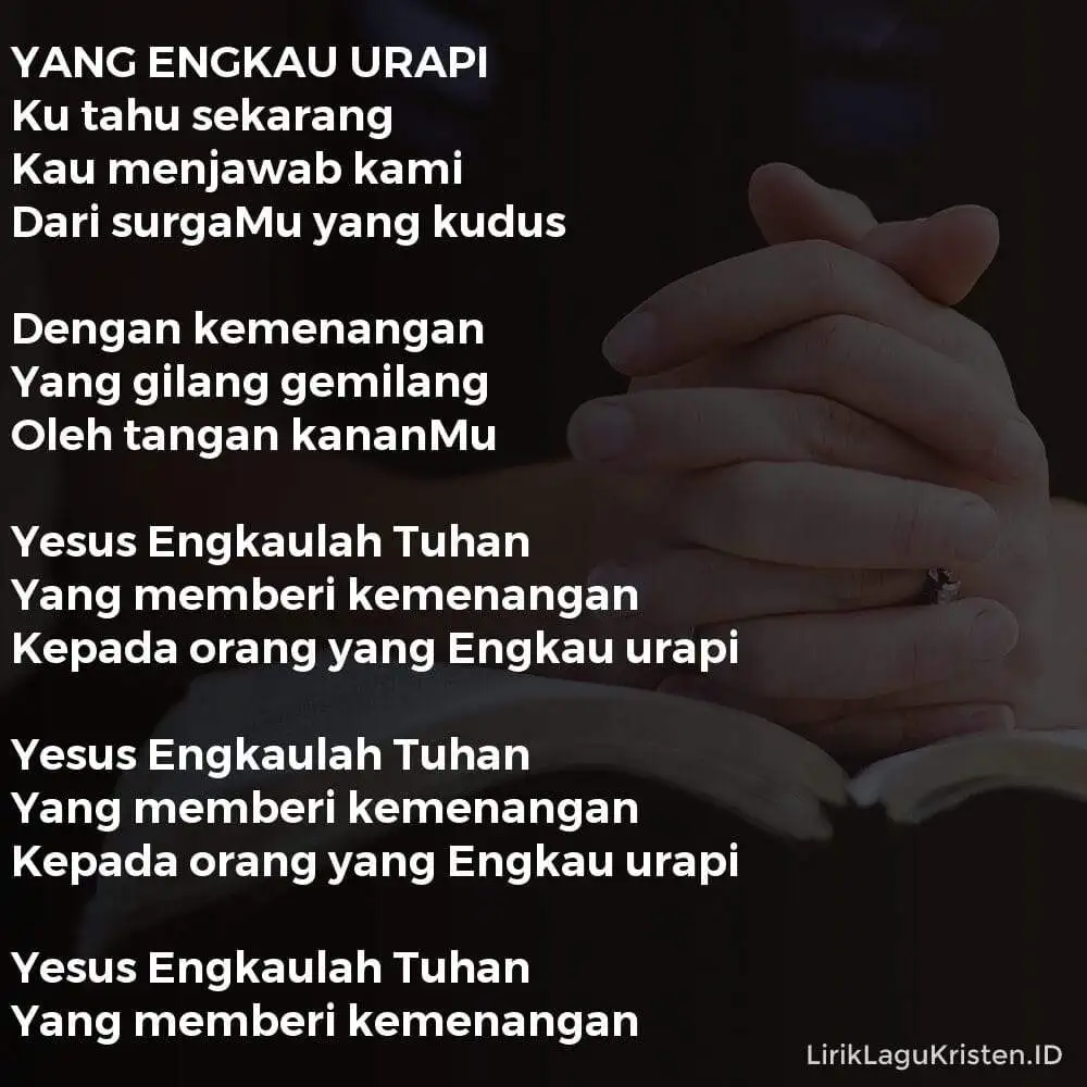 YANG ENGKAU URAPI