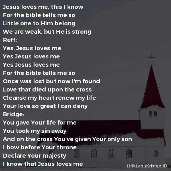 Yes Jesus Loves Me