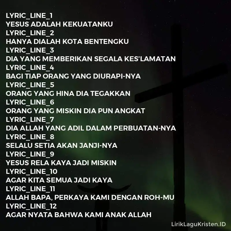 Yesus Adalah Kekuatanku