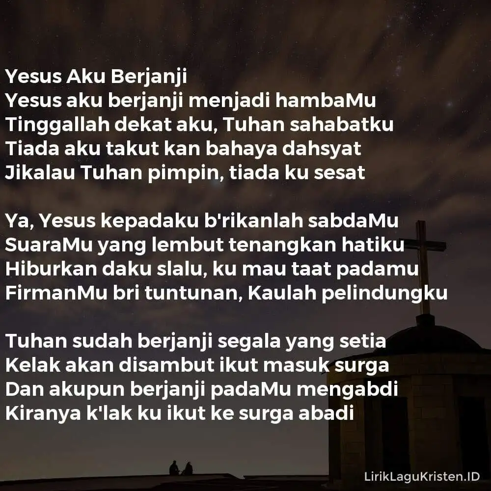 Yesus Aku Berjanji