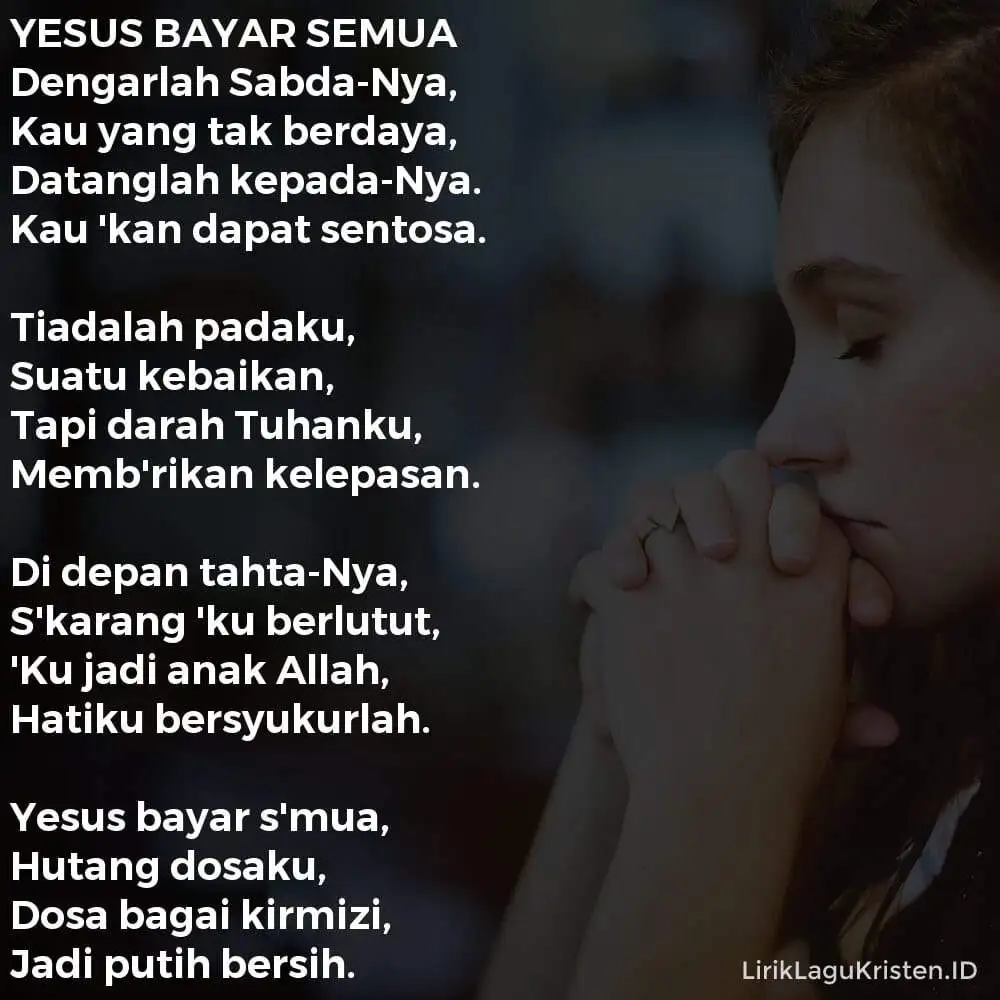 YESUS BAYAR SEMUA