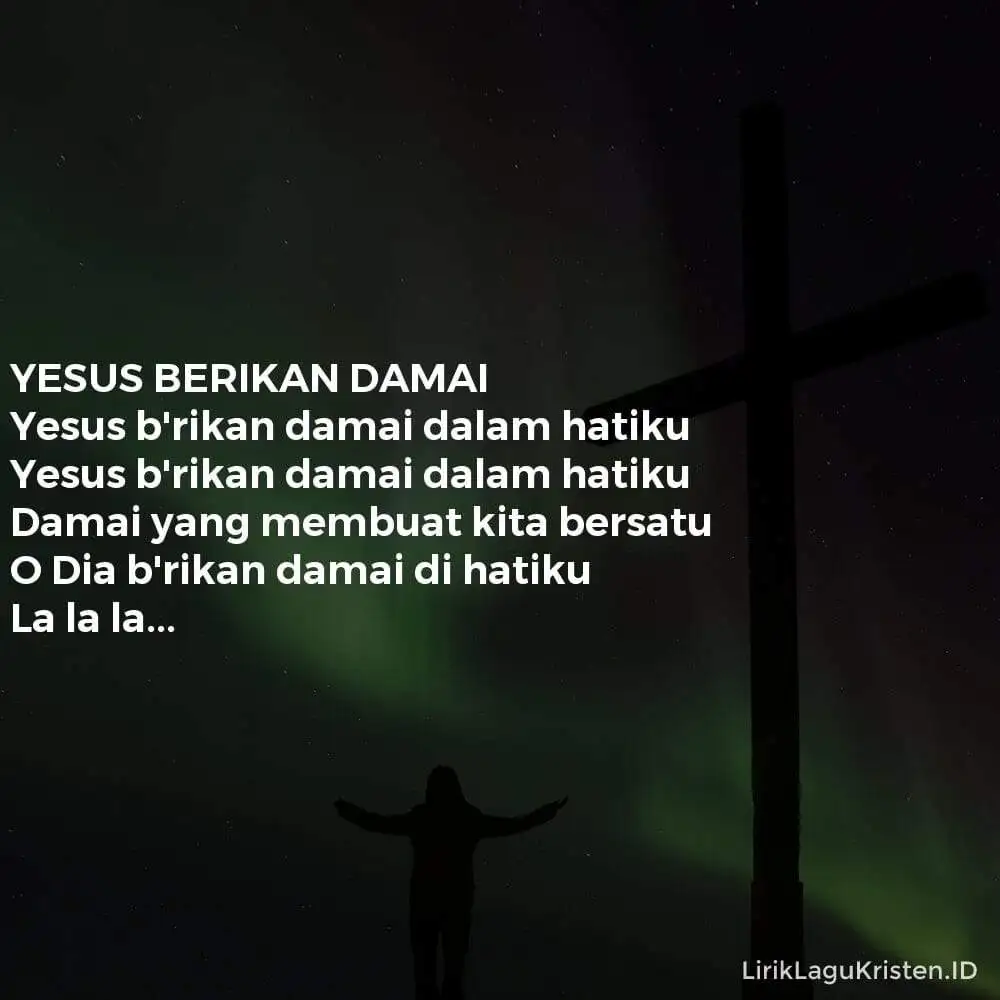 YESUS BERIKAN DAMAI