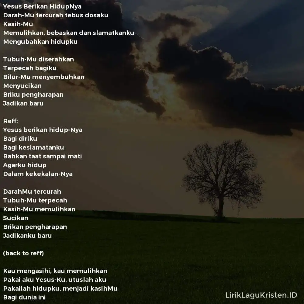 Yesus Berikan HidupNya