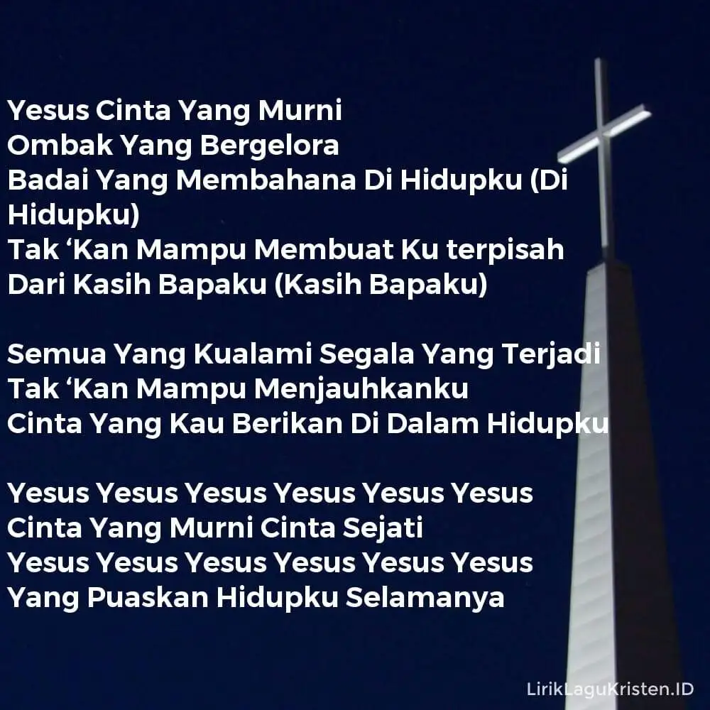 Yesus Cinta Yang Murni