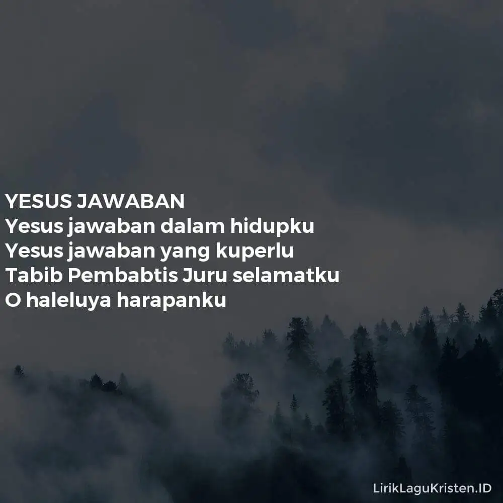 YESUS JAWABAN