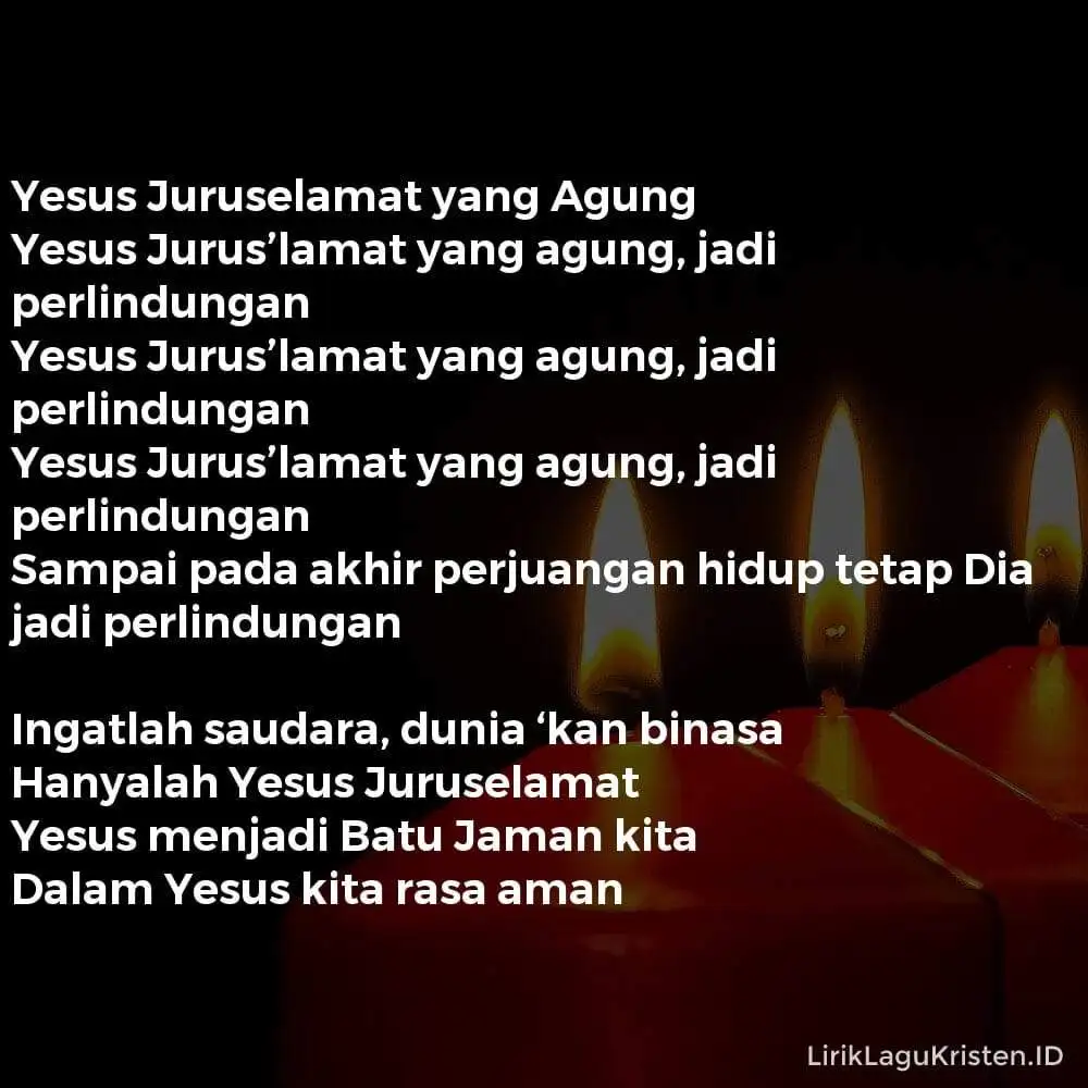 Yesus Juruselamat yang Agung