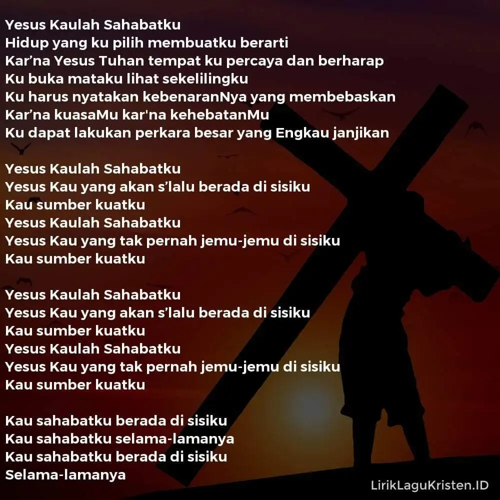 Yesus Kaulah Sahabatku