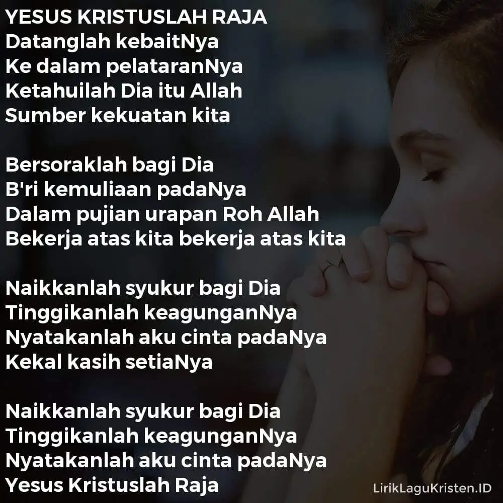 YESUS KRISTUSLAH RAJA