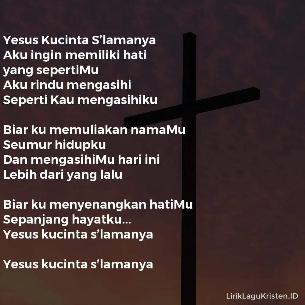 Yesus Kucinta S’lamanya