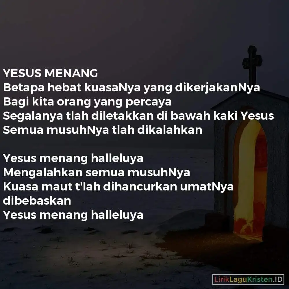 YESUS MENANG