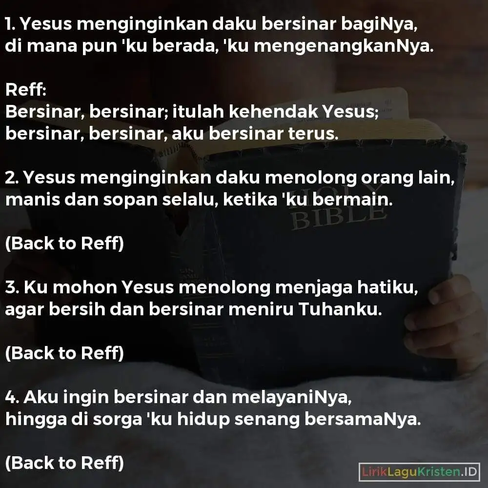 Yesus Menginginkan Daku