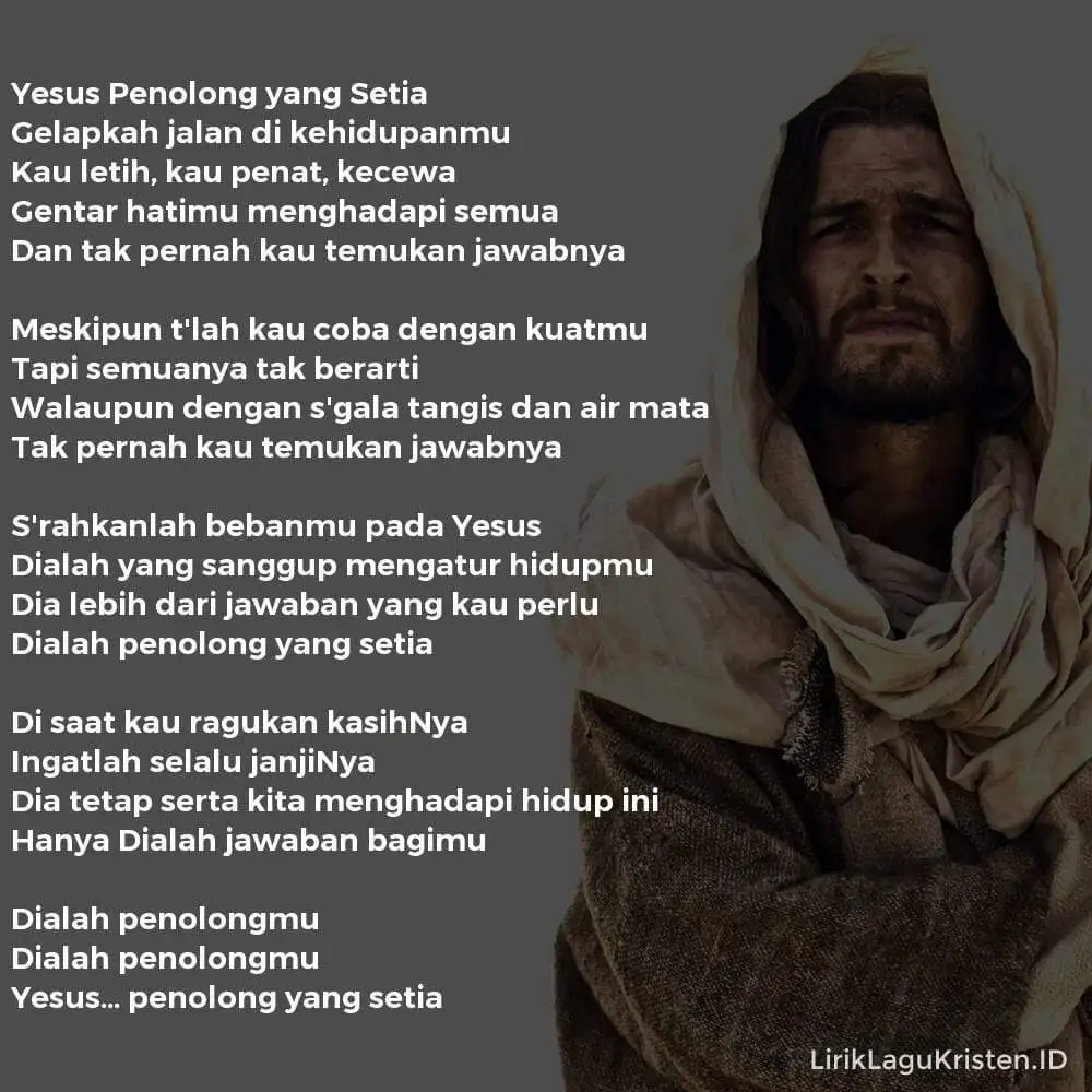 Yesus Penolong yang Setia