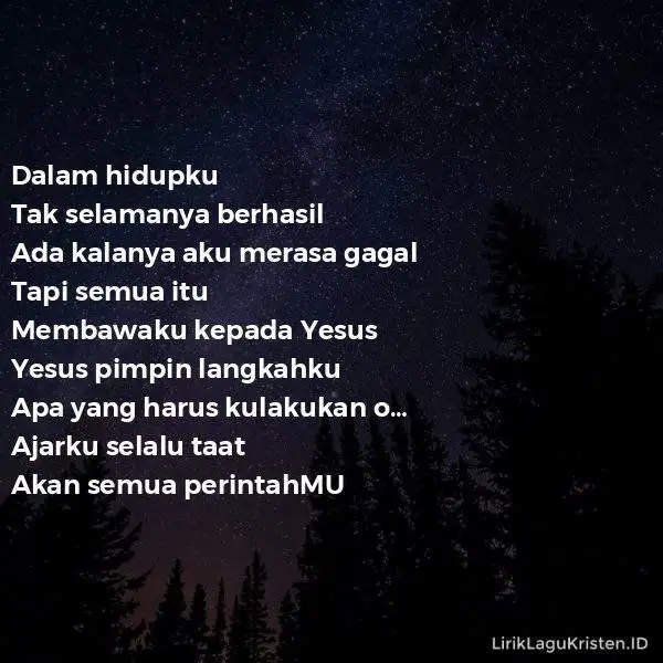 YESUS PIMPIN AKU