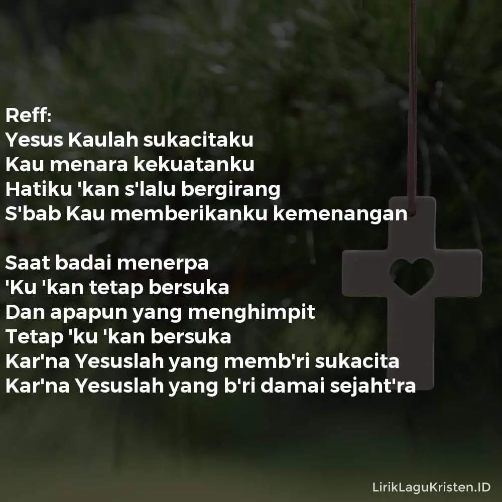 YESUS SUKACITAKU