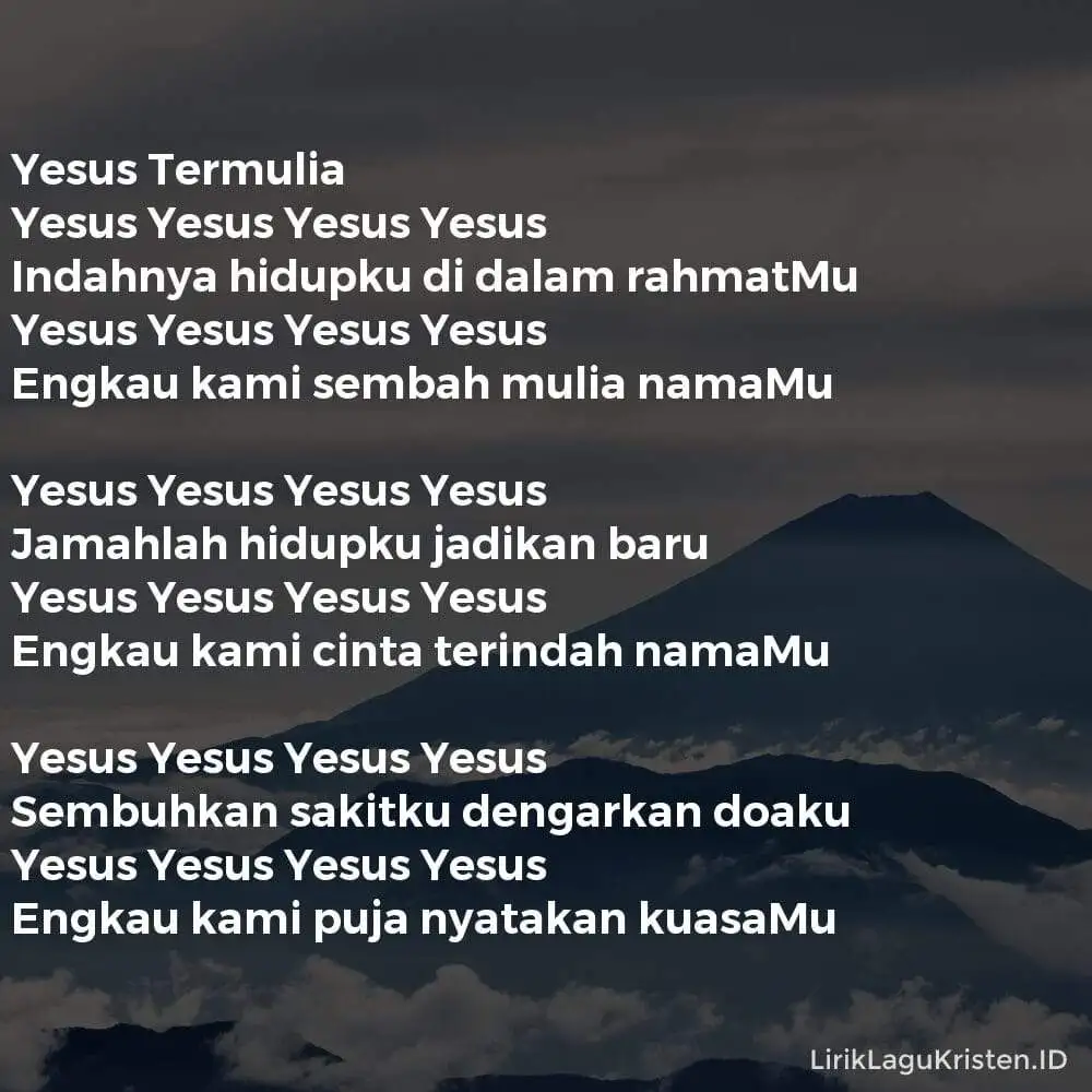 Yesus Termulia