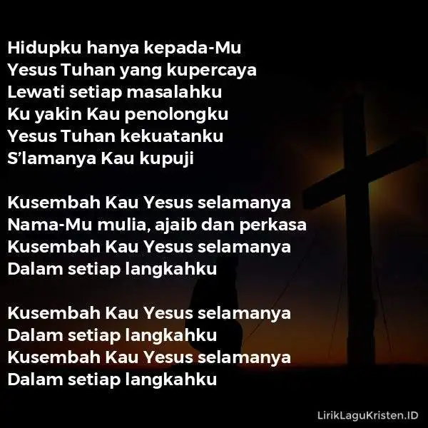 Yesus Tuhan Kupercaya