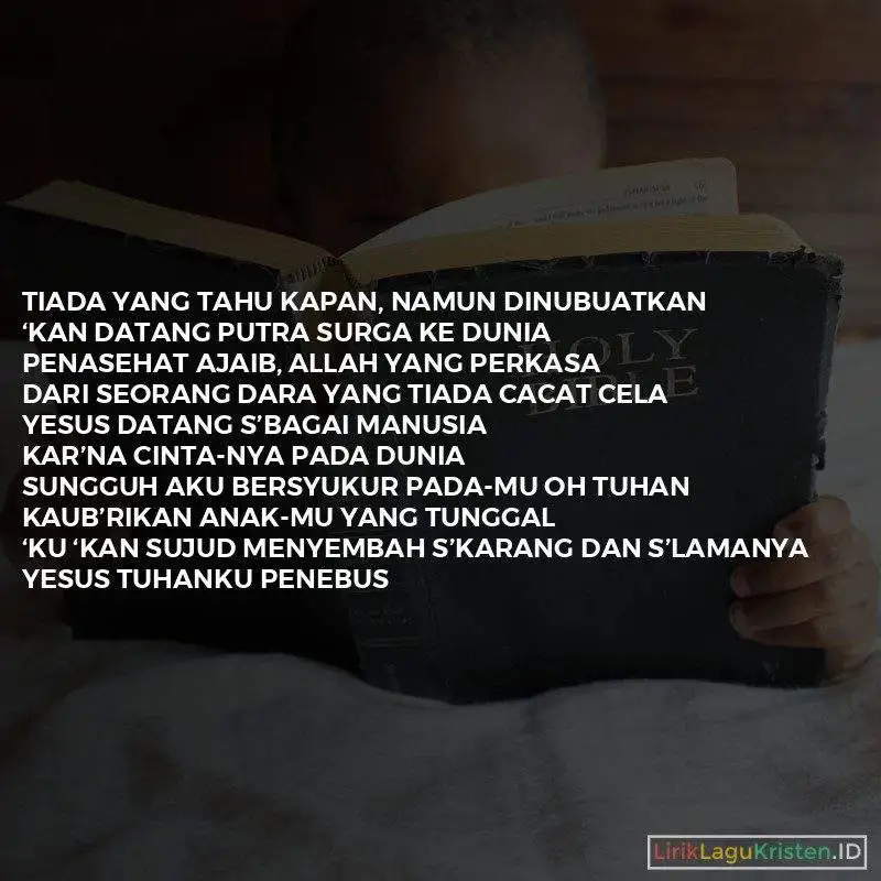 Yesus Tuhanku Penebus