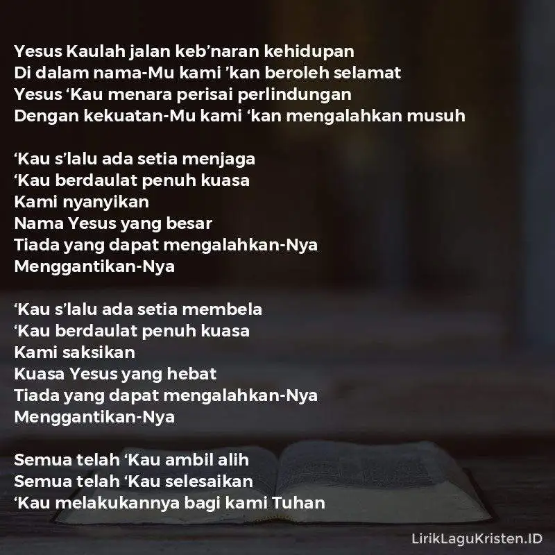 Yesus Yang Hebat