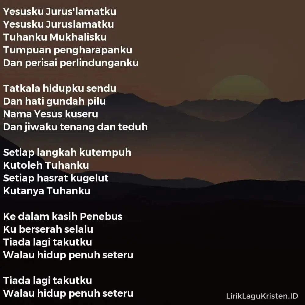 Yesusku Jurus’lamatku