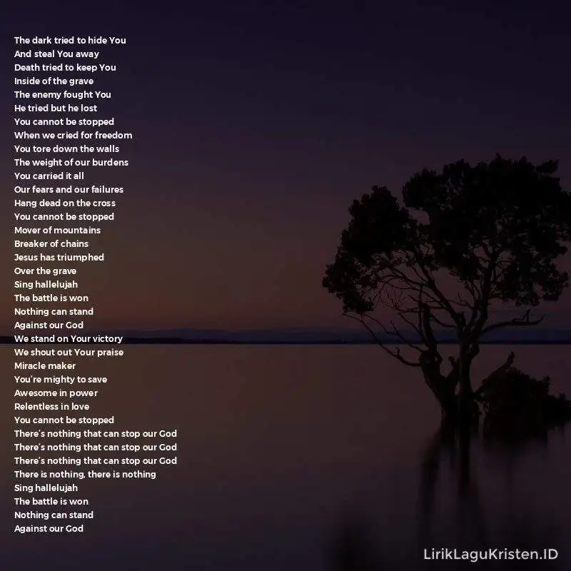 You Cannot Be Stopped